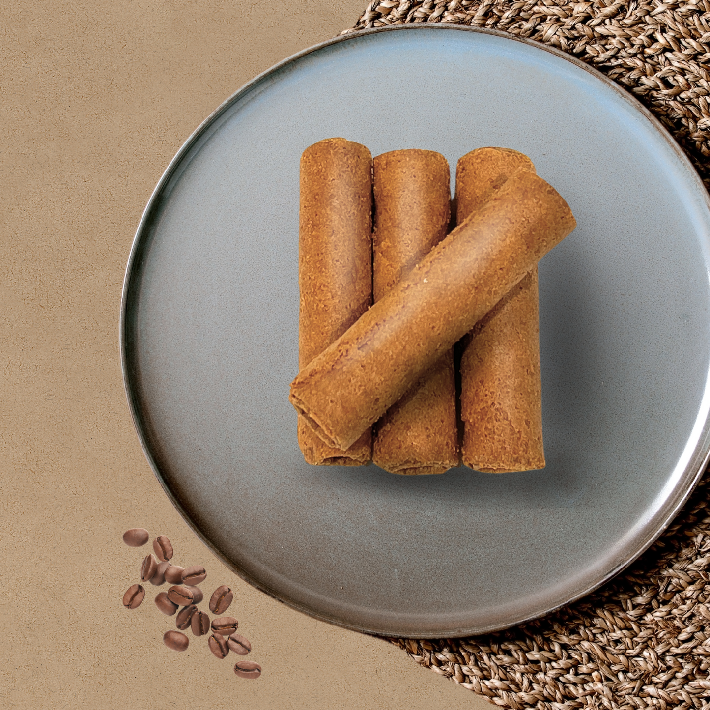 Roasty Coffee Flavoured Egg Roll