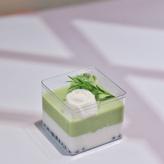 Koyamaen Matcha with Adzuki Beans Cocount pudding